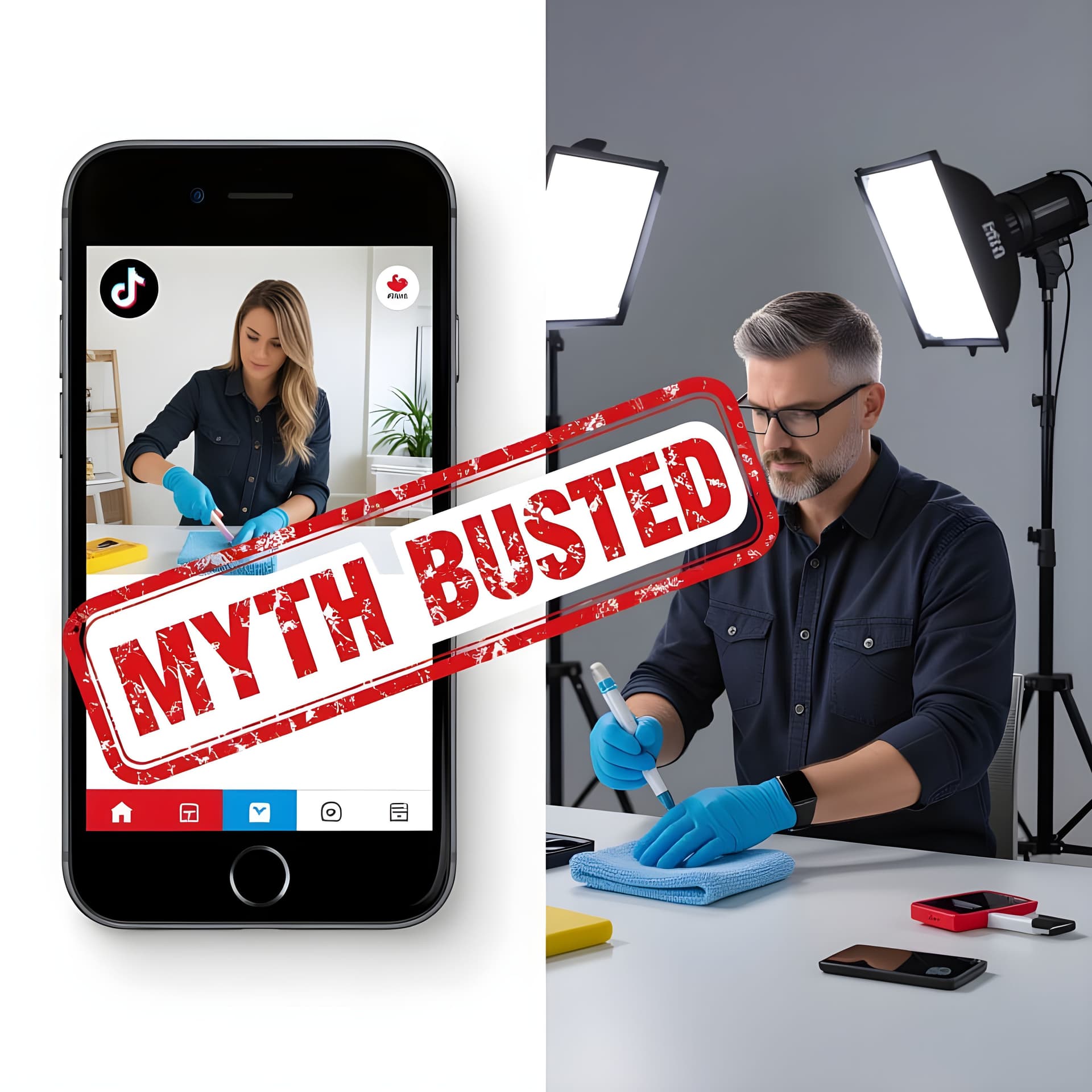 Blog post We Tested 5 Viral TikTok Cleaning Hacks: Here's What Actually Worked image